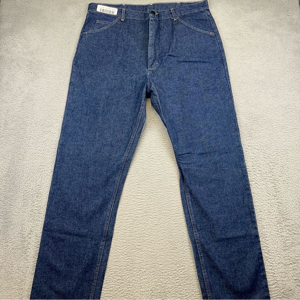 Bulwark FR‎ Jeans Mens 38x35 Blue Denim Flame Resistant Work Wear Straight